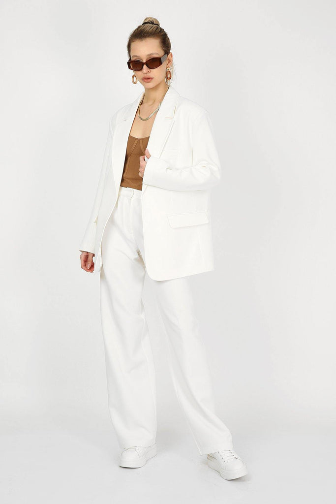 Sovaye - Alice Oversized Blazer White