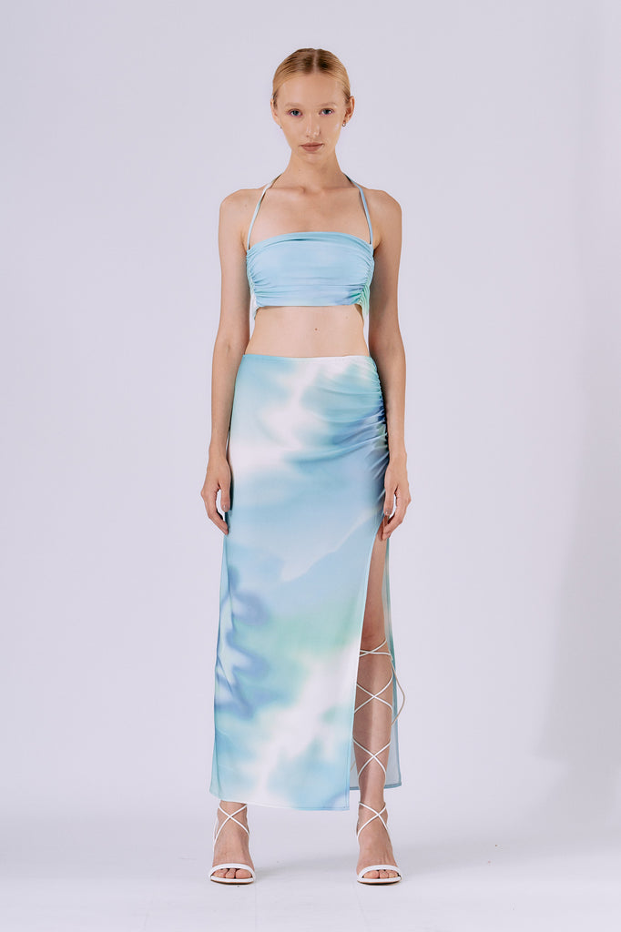 Ocean Tie Dye Bandeau - Sovaye