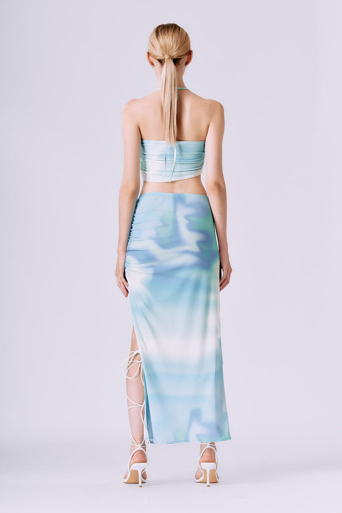Ocean Tie Dye Bandeau - Sovaye
